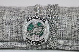 Philadelphia Eagles Super Bowl Pendant Necklace (2017) - Premium Series