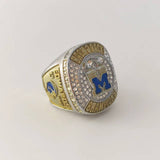 2023 Michigan Wolverines Mich-Again Back 2 Back Championship Ring - Standard Series