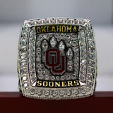2018 Oklahoma Sooners Big 12 Championship Ring - Premium Series