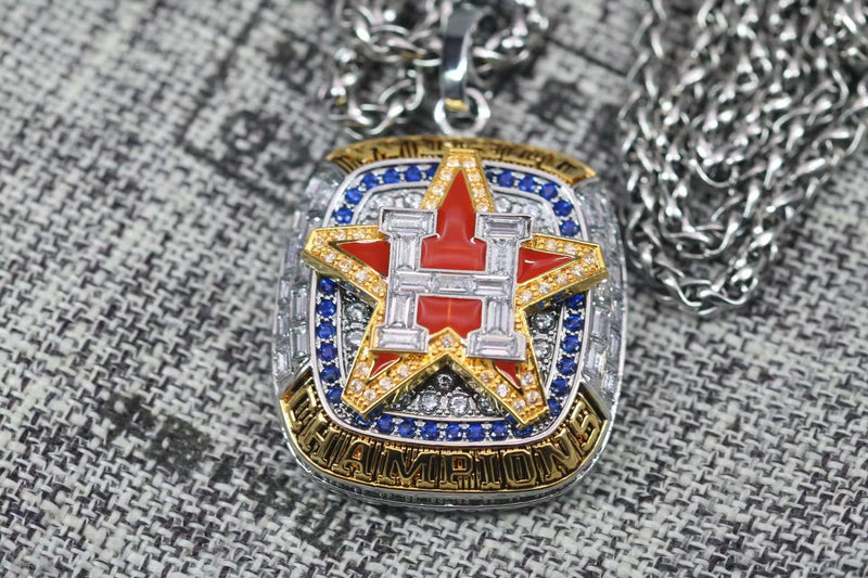Houston Astros World Series Championship Pendant/Necklace (2022) - Premium Series