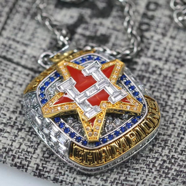 Houston Astros World Series Championship Pendant/Necklace (2022) - Premium Series