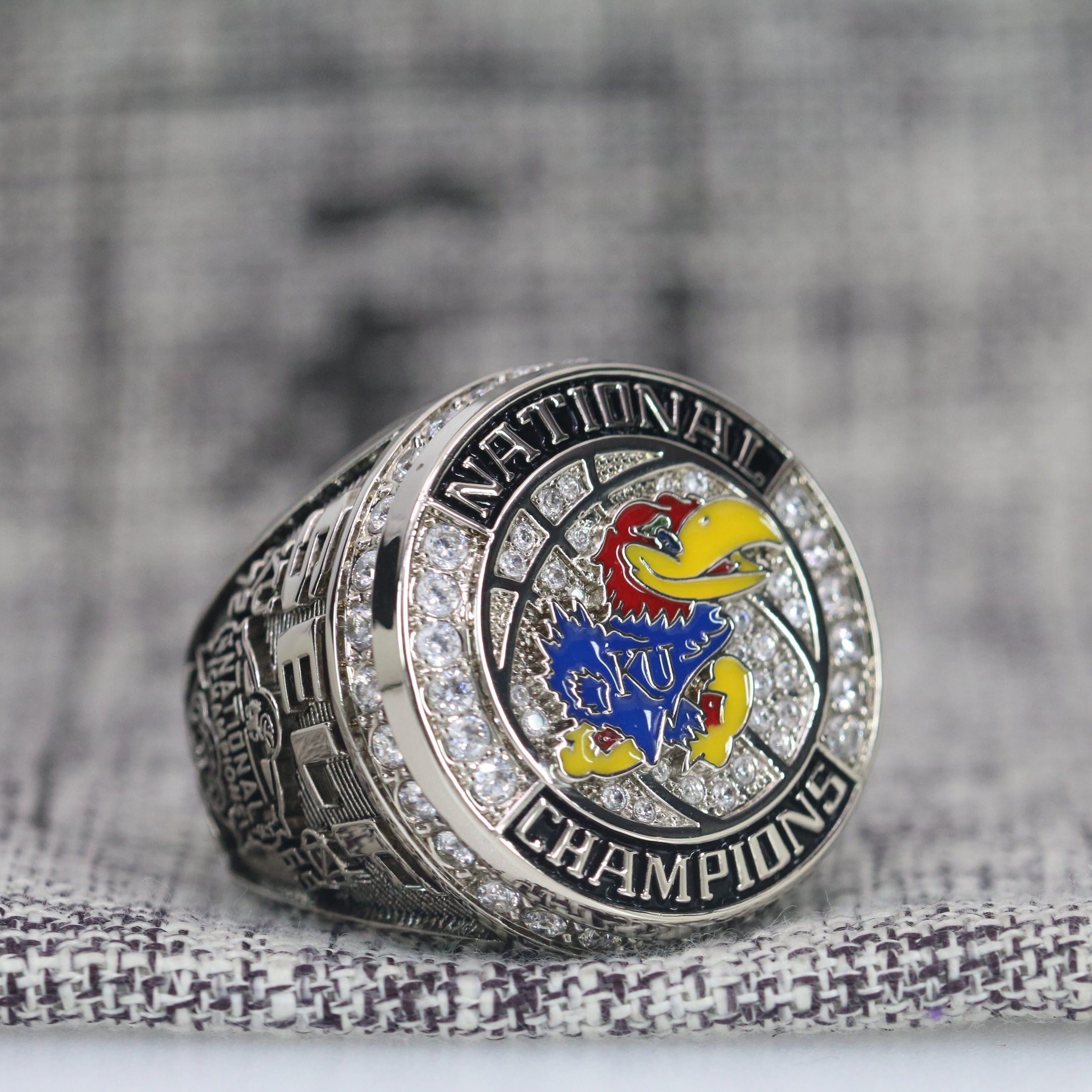 2022 Kansas Jayhawks Basketball National Championship Ring - Premium S ...
