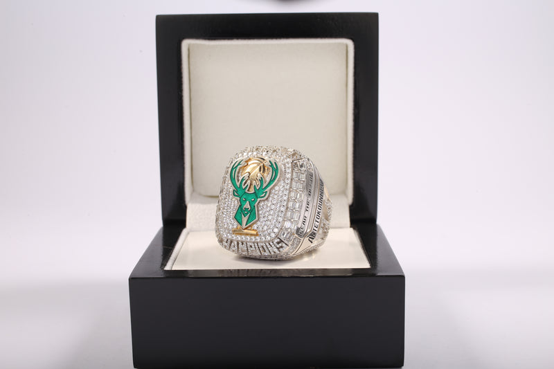 2021 Milwaukee Bucks Championship Ring - Ultra Premium Series