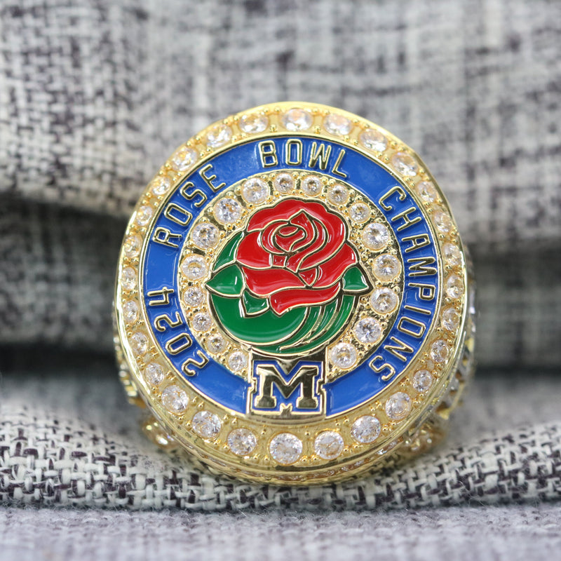 2024 Michigan Wolverines Rose Bowl Football Championship Ring- Premium Series