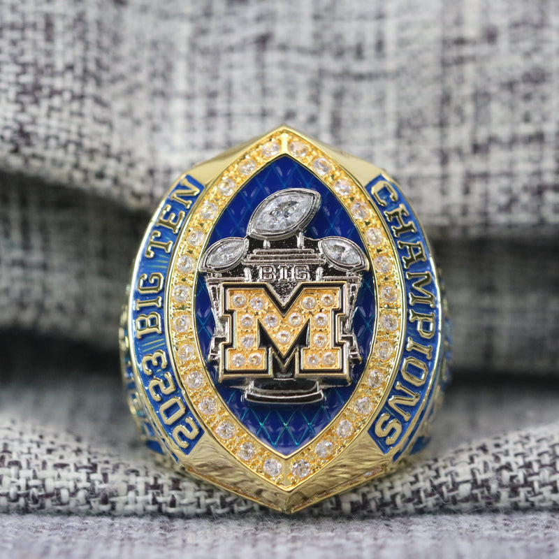 Wolverines Natty Rings 2024 Michigan Wolverines Big 10 Championship Ring - Premium Series ...