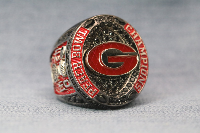 2023 Georgia Bulldogs College Football Peach Bowl Championship Ring - Premium Series