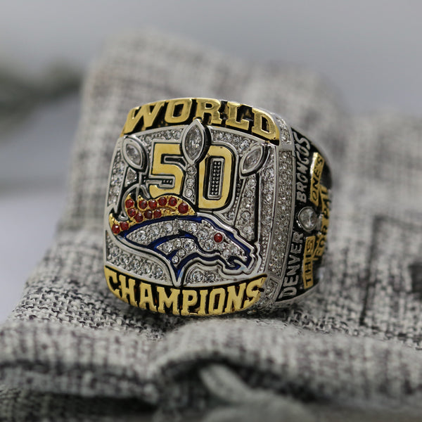 2015 Denver Broncos Super Bowl Ring - Premium Series