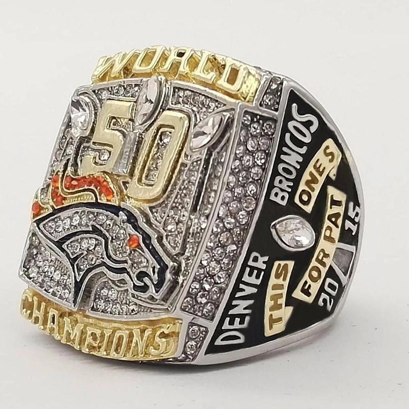 2015 Denver Broncos Super Bowl Championship Ring - foxfans.myshopify.com