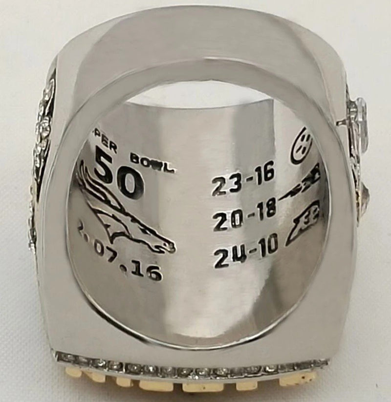 2015 Denver Broncos Super Bowl Championship Ring - foxfans.myshopify.com