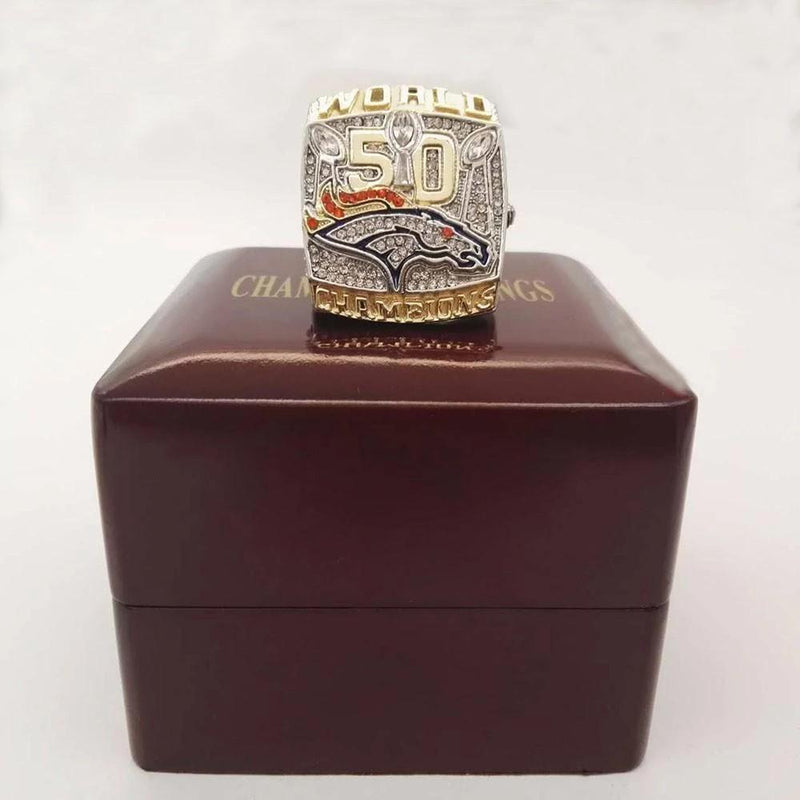 2015 Denver Broncos Super Bowl Championship Ring - foxfans.myshopify.com