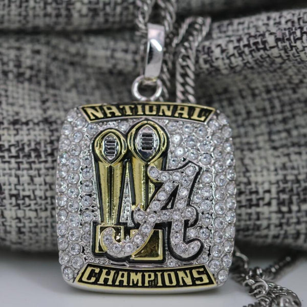 Alabama Crimson Tide Sugar Bowl National Championship Pendant/Necklace (2018) - Premium Series
