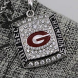 Georgia Bulldogs College Football SEC Championship Pendant/Necklace (2017) - Premium Series