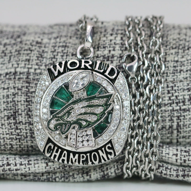 Philadelphia Eagles Super Bowl Pendant Necklace (2017) - Premium Series
