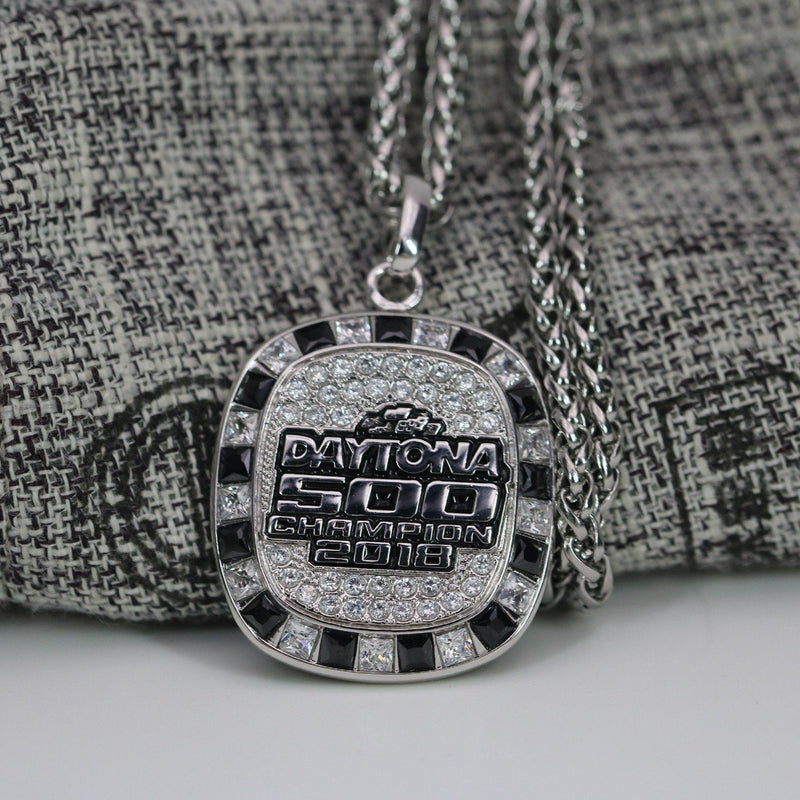 Daytona 500 Nascar Championship-Austin Dillon Pendant/Necklace (2018) - Premium Series