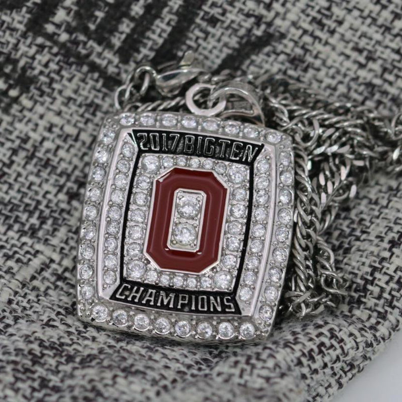 Ohio State Buckeyes Big 10 Championship Pendant/Necklace (2017) - Premium Series