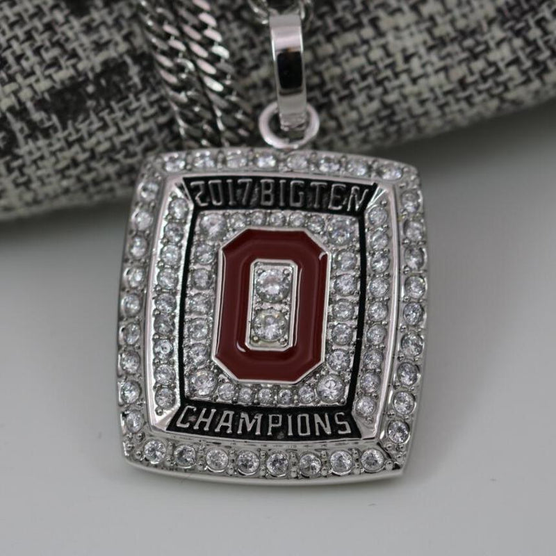 Ohio State Buckeyes Big 10 Championship Pendant/Necklace (2017) - Premium Series