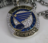 St. Louis Blues Stanley Cup Championship Pendant/Necklace (2019) - Premium Series